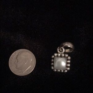 Pearl and Silver pendant